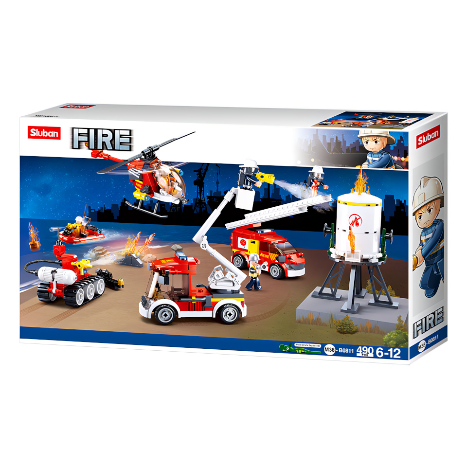 Sluban Feuerwehr M38-B0811 Set Feuerwehr-Einsatzeinheit – Bild 3