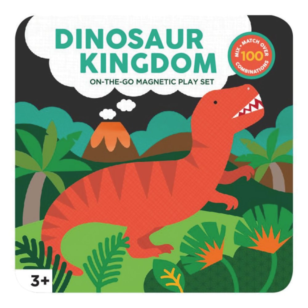 Petit Collage Magnetyczny zestaw do zabawy - dinozaury