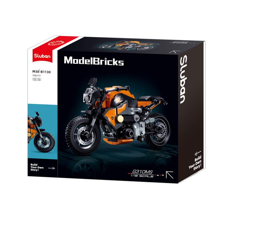 Sluban Model Bricks M38-B1130 Moto 310GS – Image 4