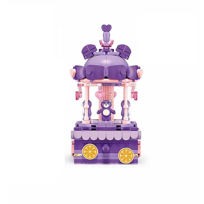 Sluban Pleyerid M38-P8027 Kolotoč se zvířátkem B Medvěd