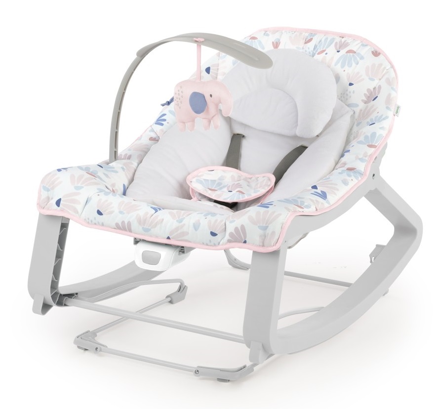 INGENUITY Hamaca vibradora 3 en 1 Keep Cozy Burst 0m+ hasta 18 kg