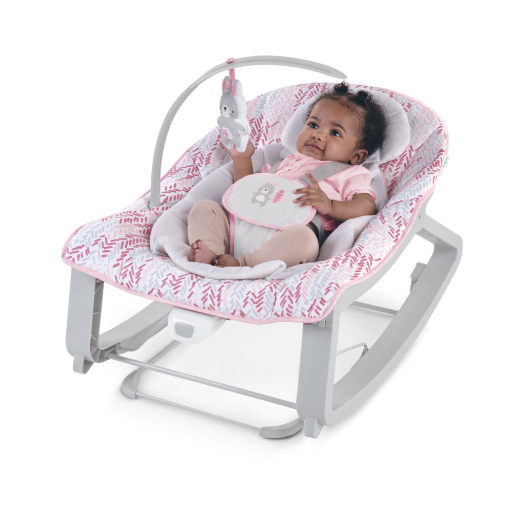 INGENUITY Hamaca vibradora 3 en 1 Keep Cozy Lily 0m+, hasta 18kg - Imagen 5