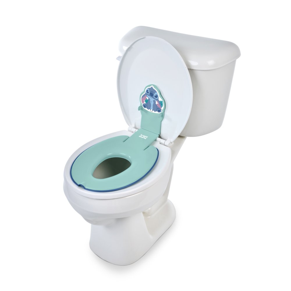 BRIGHT STARTS Reductor de WC Adhesivo Flip & Sit™ STITCH™ 18m+, hasta 23kg