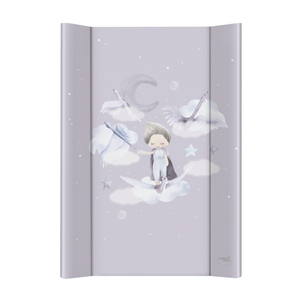 CEBA BABY Cambiador de 2 lados suave (50x70) Basic Wild Swans