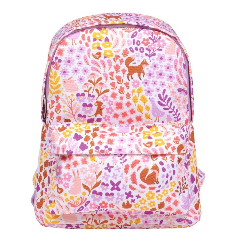 A Little Lovely Company - mochila infantil pequeña - jardín de flores
