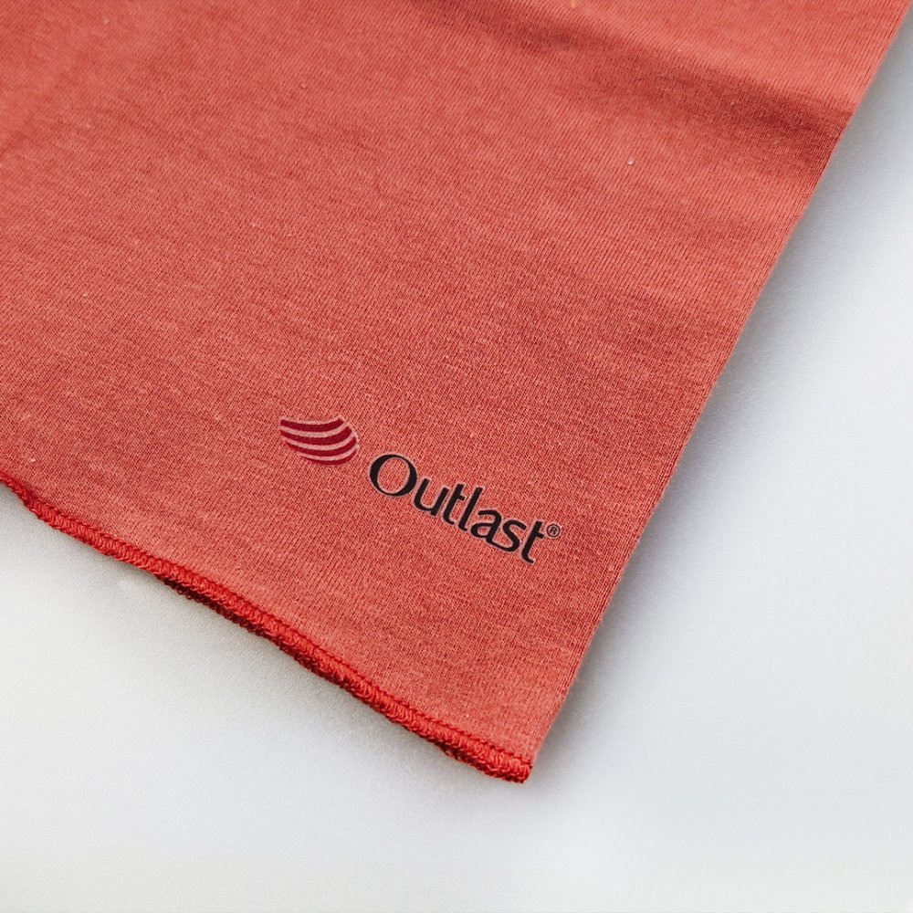 Tour de cou enfant fin Outlast® - cannelle UNI – Image 3