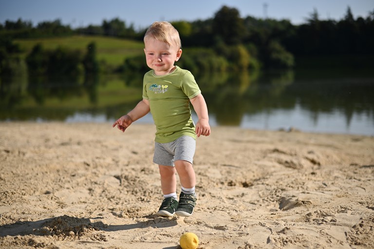 Dünne Shorts ANGEL Outlast® - Graumeliert 110 – Bild 3