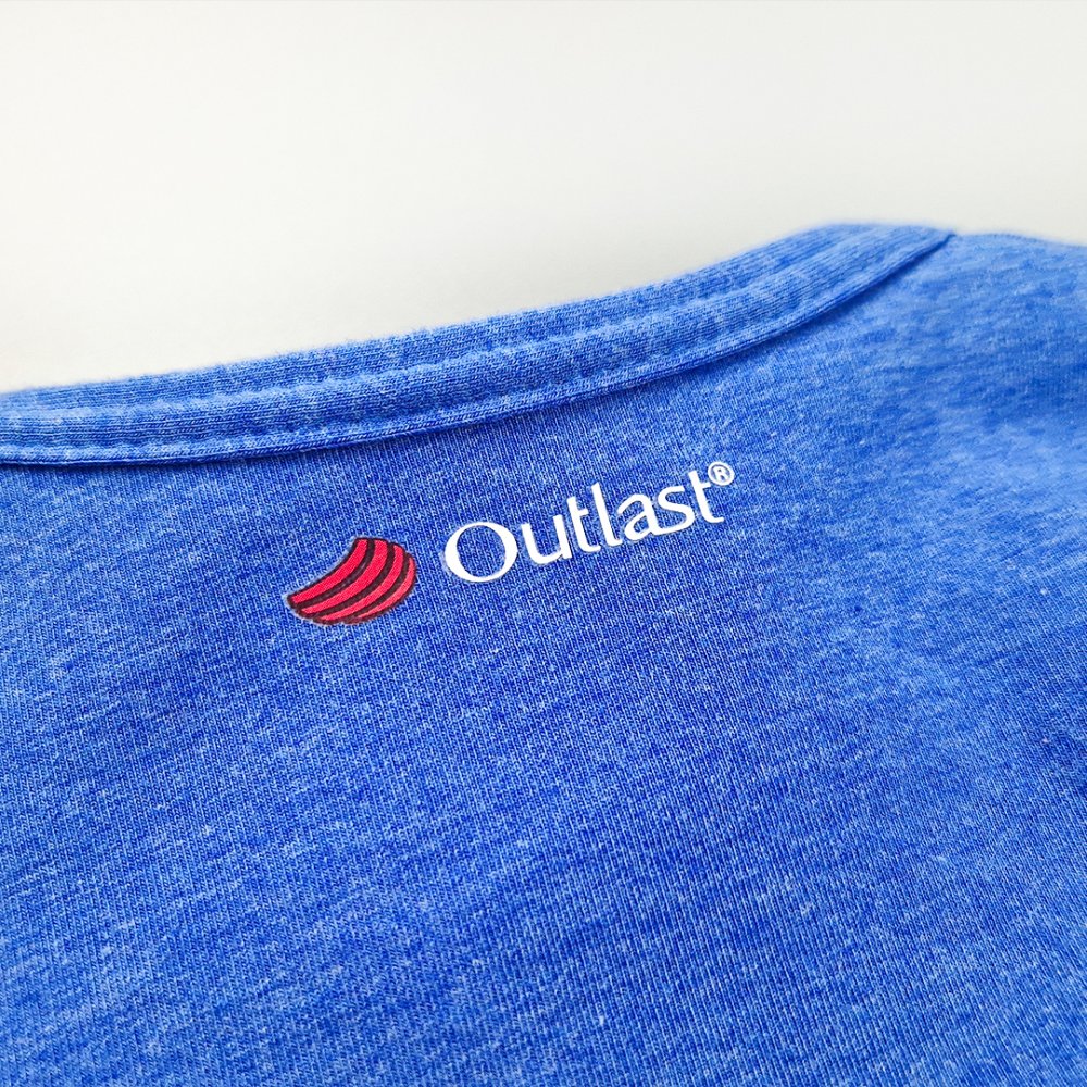 Camiseta fina DR Outlast® - mélange azul 86 - Imagen 3