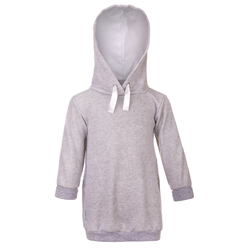 Vestido sudadera - brillo gris jaspeado 110