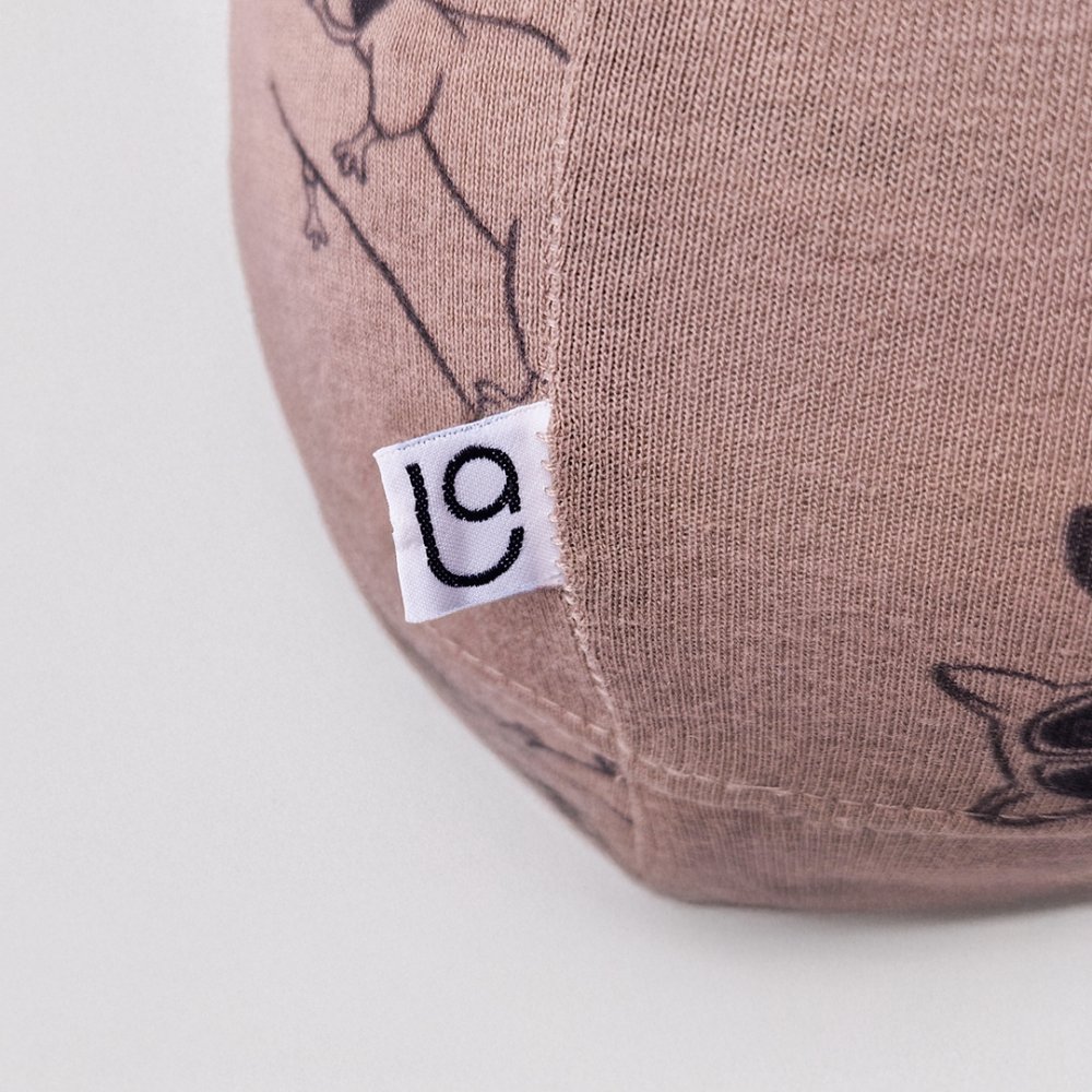 Bonnet à enfiler extensible IMPRIMÉ Outlast ® - raton laveur noisette 3 | 42-44 cm – Image 3