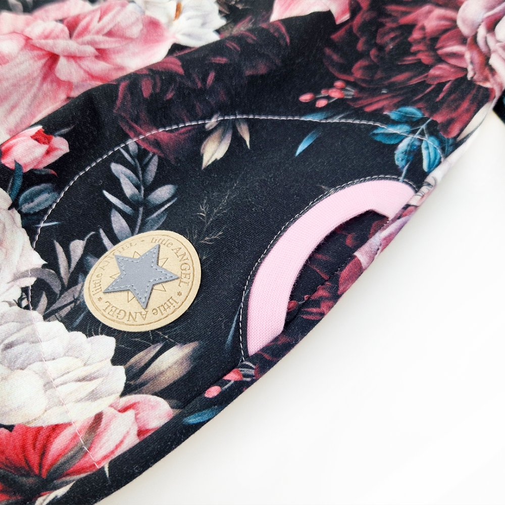 Vestido sudadera - flores negras 92 - Imagen 5