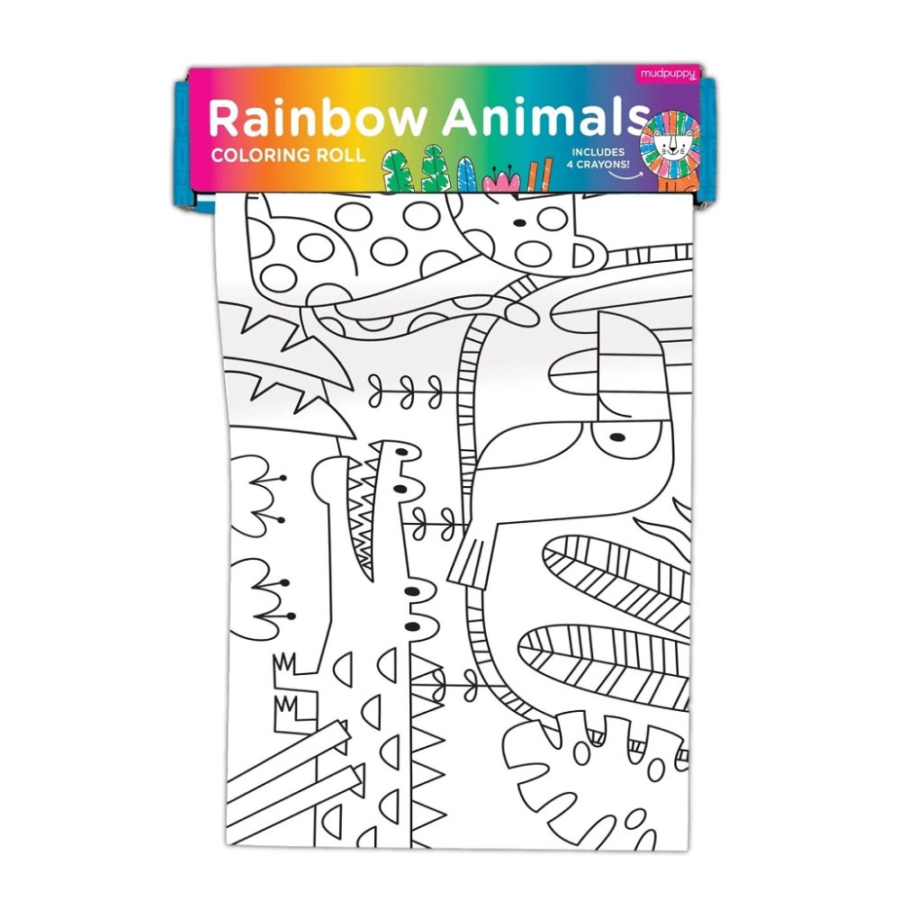 Mudpuppy Mini omalovánka barevná zvířátka (obrázek 4)