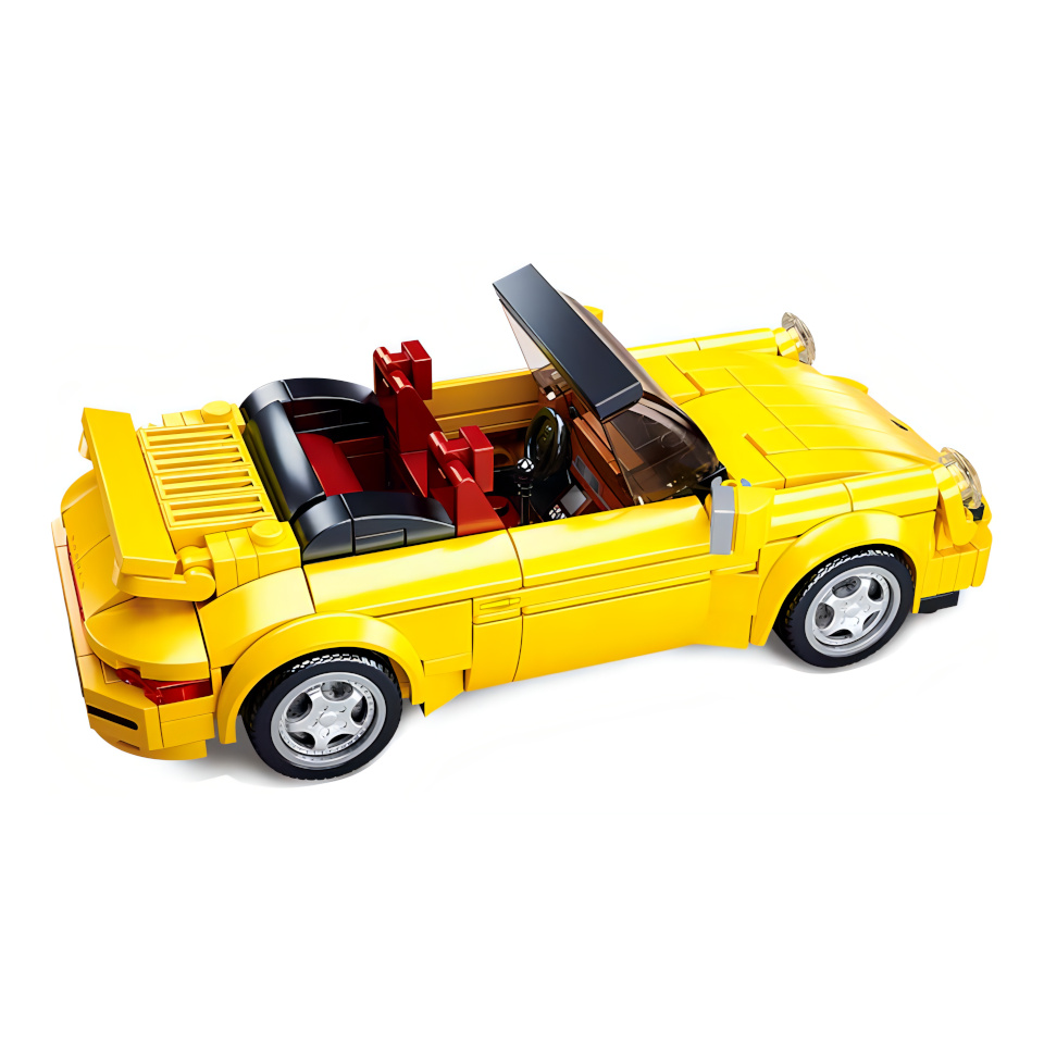 Sluban ModelBricks M38-B1097 Německý žlutý sportovní vůz (obrázek 5)