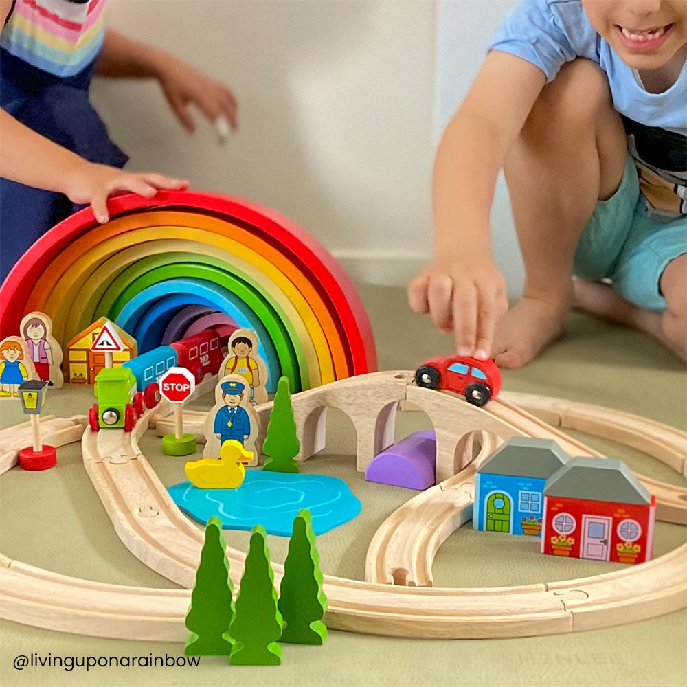 Bigjigs Rail Dřevěná vláčkodráha osmička (obrázek 4)