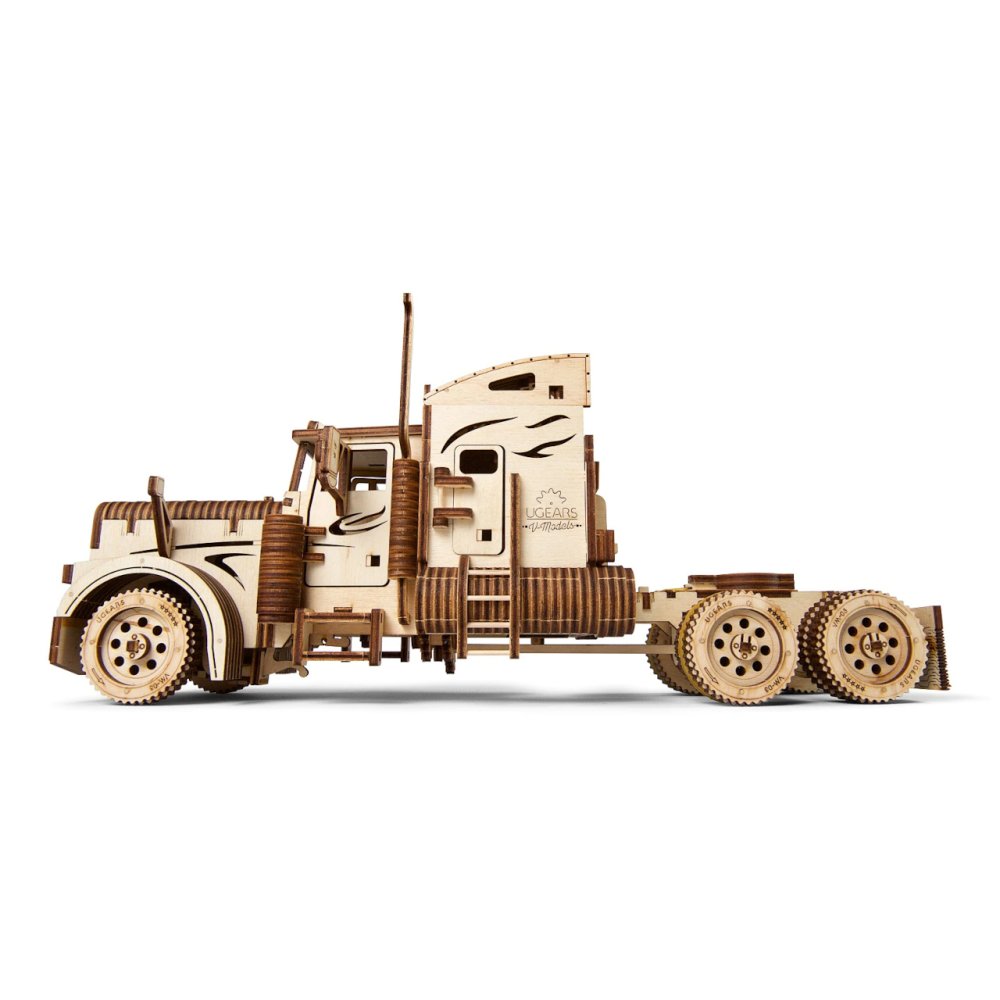 Ugears 3D dřevěné mechanické puzzle VM-03 Tahač Heavy Boy (obrázek 5)