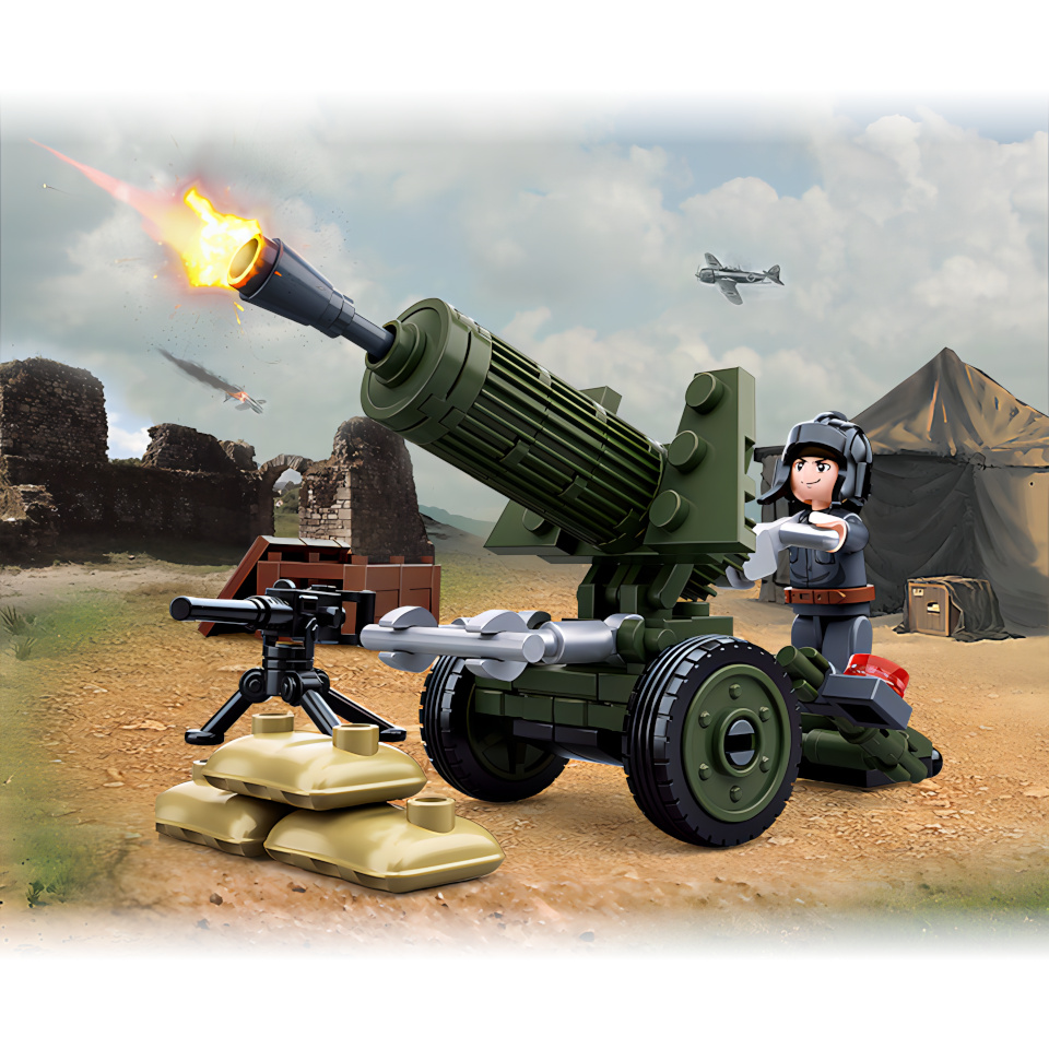 Sluban WWII M38-B0678A 4into1 Protitankový kanón (obrázek 6)