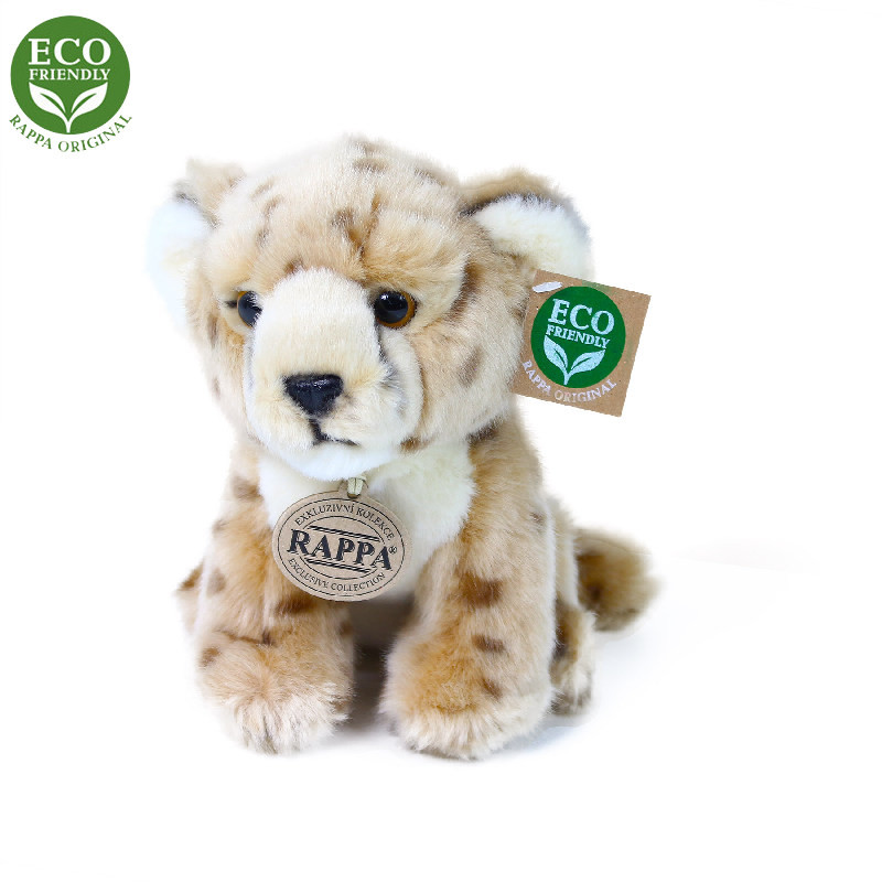 Rappa Plyšový gepard sedící 18 cm ECO-FRIENDLY (obrázek 3)