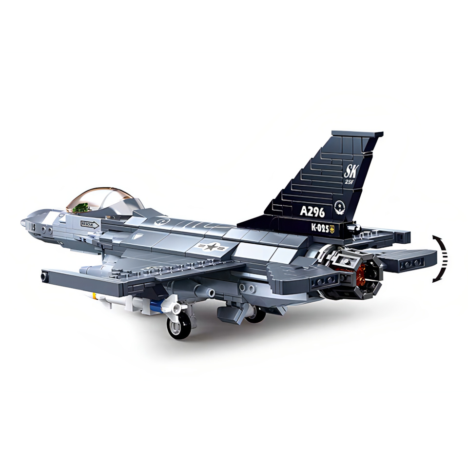 Sluban Model Bricks M38-B0891 Stíhačka F-16 Falcon (obrázek 3)