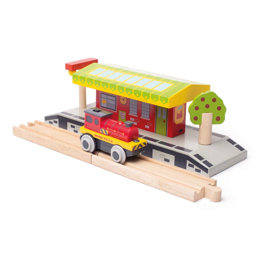 Bigjigs Rail Elektrická lokomotiva Červený silák (obrázek 3)