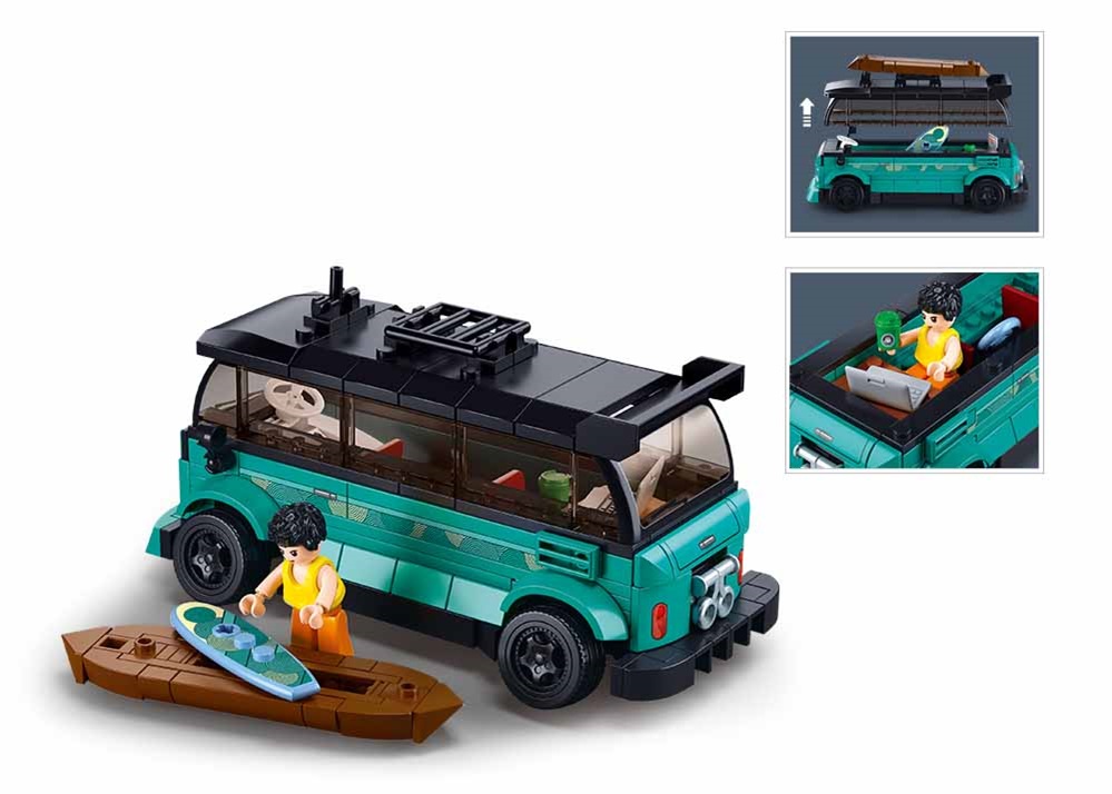 Sluban Model Bricks M38-B1191 Surfařský vůz TS-1 v měřítku 1:35 (obrázek 5)