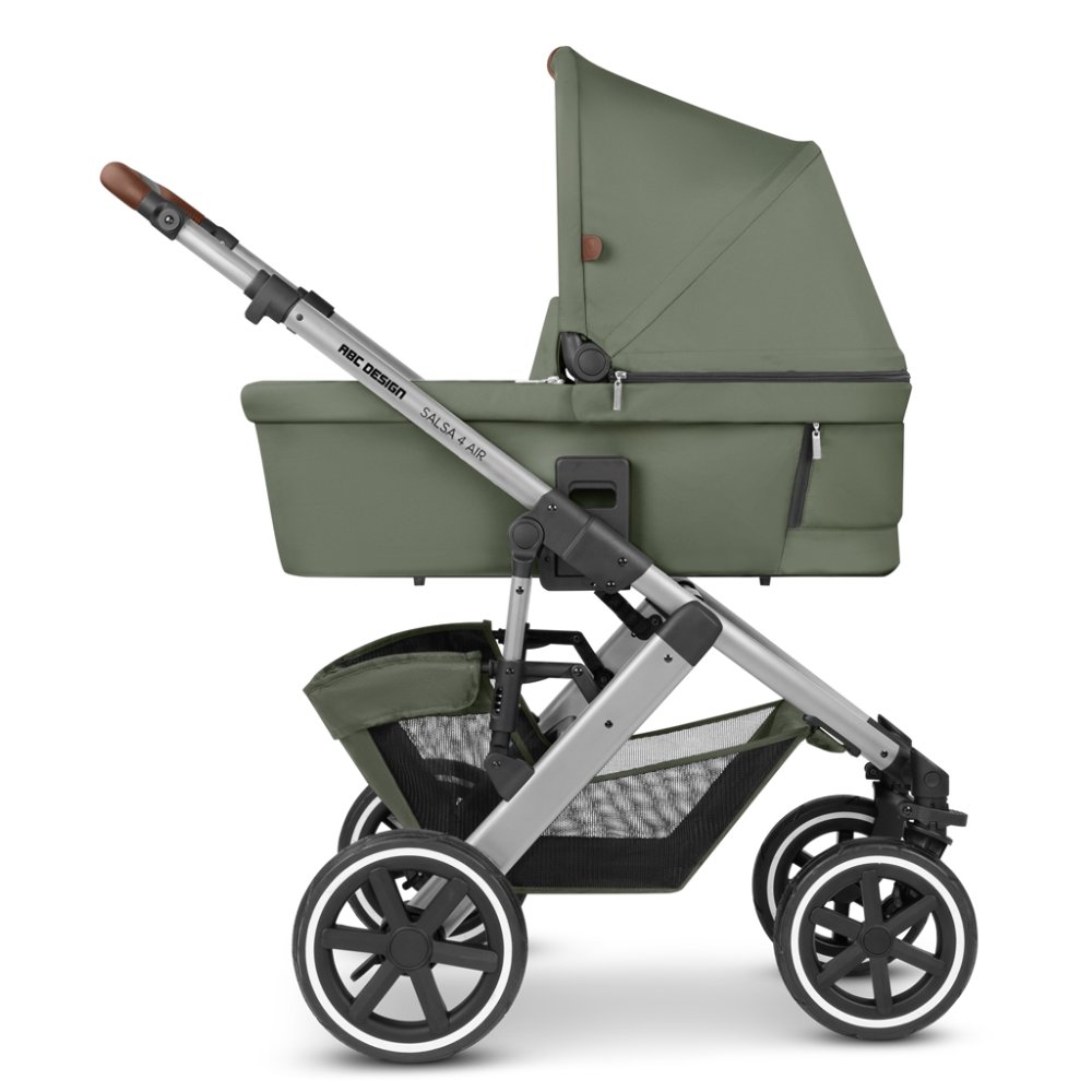 ABC DESIGN Salsa 4 Air Olive 2024 Combined Stroller + Free Car Seat Adapter