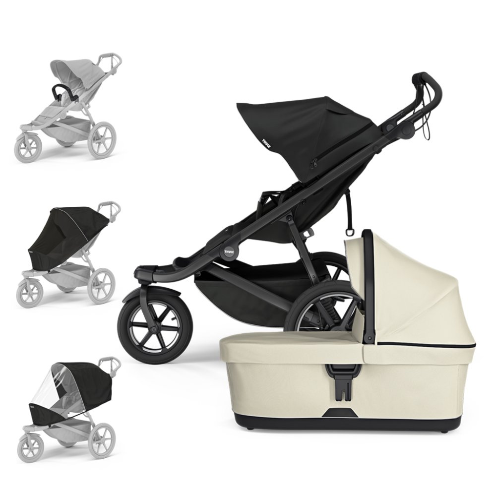 Set Cărucior THULE Urban Glide 3 Negru/Bej Moale L