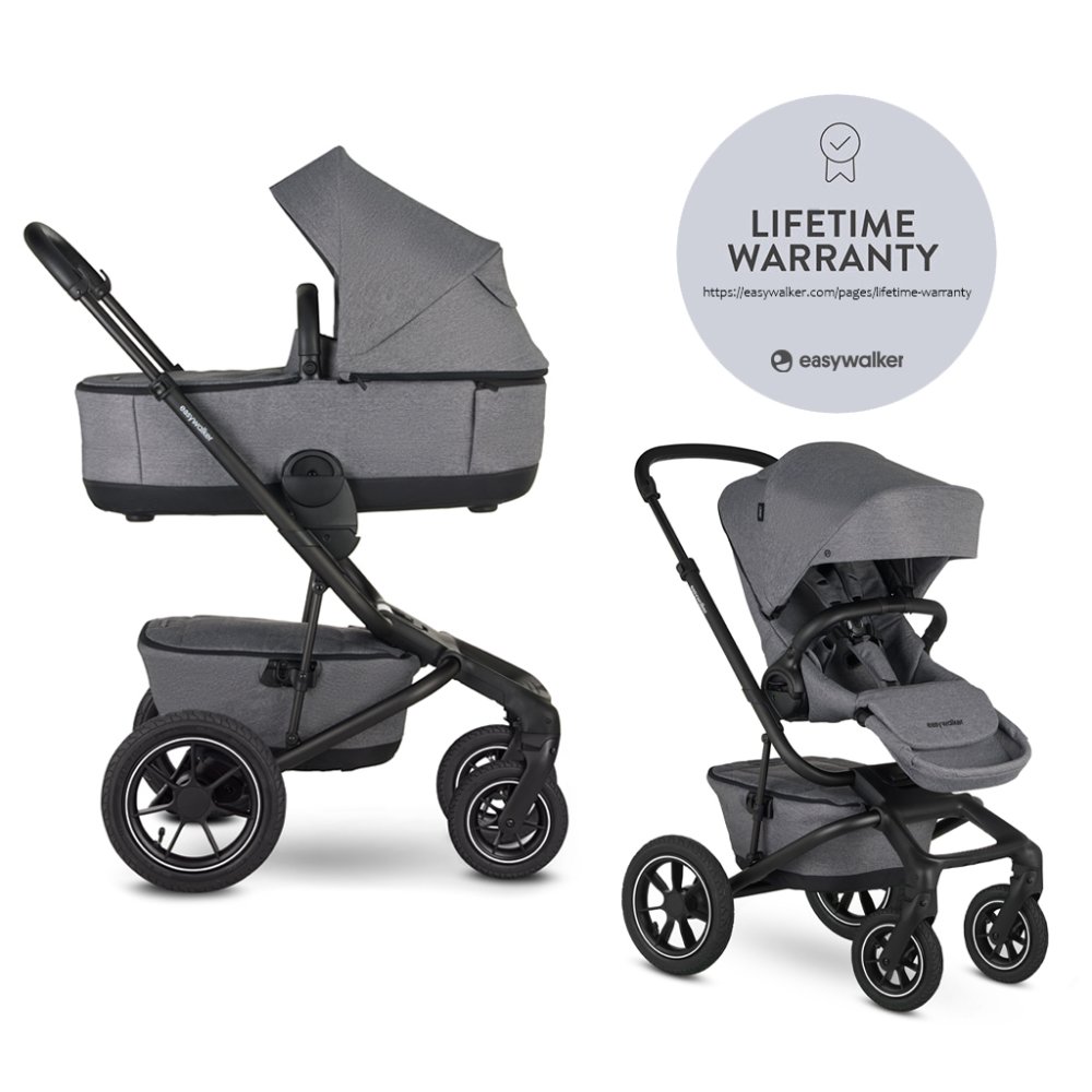 EASYWALKER Passeggino Combinato Jimmey 2in1 Iris Grey LITE AIR