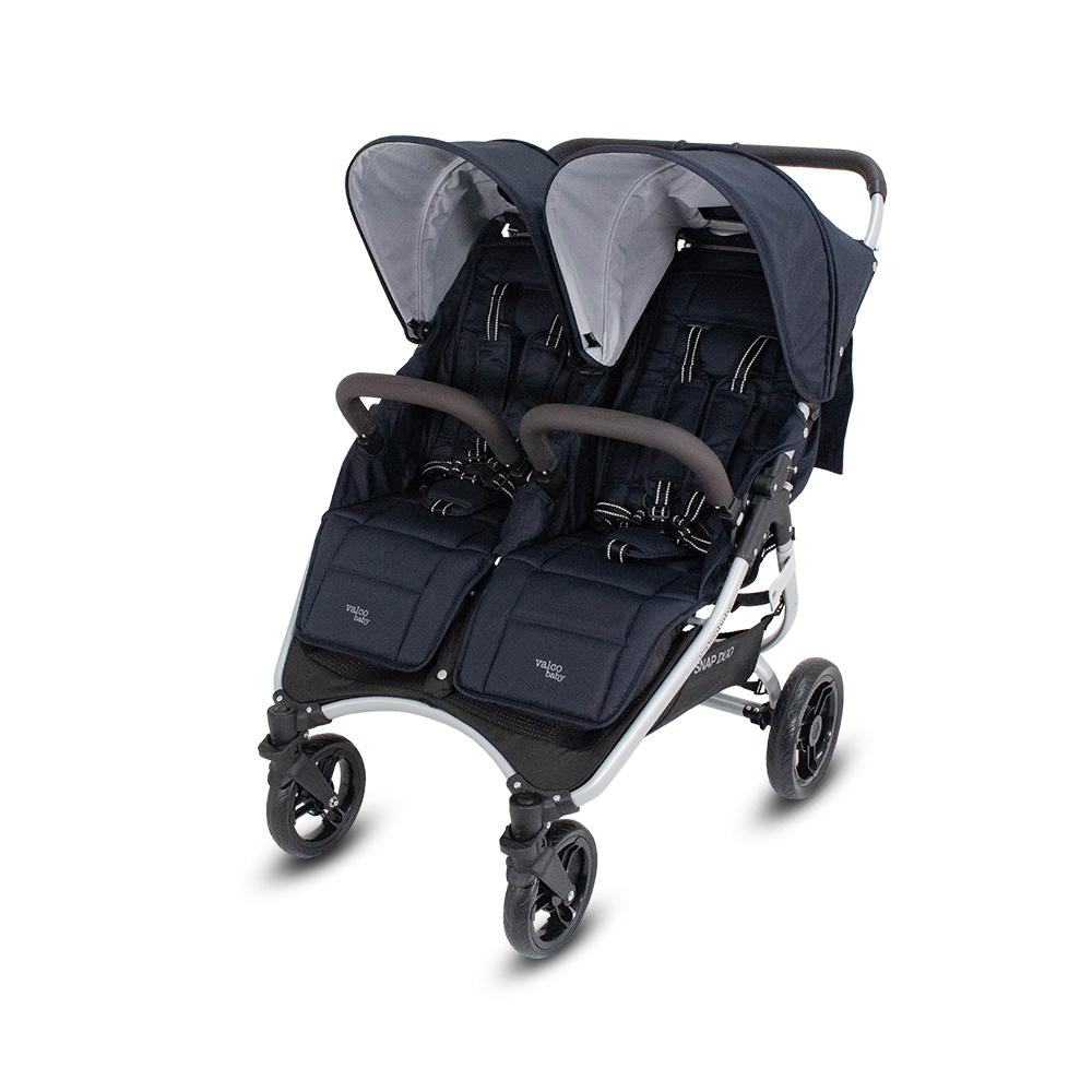 VALCO BABY Tvillingvagn Snap Duo Elite Navy + PETITE&MARS Väska Jibot GRATIS