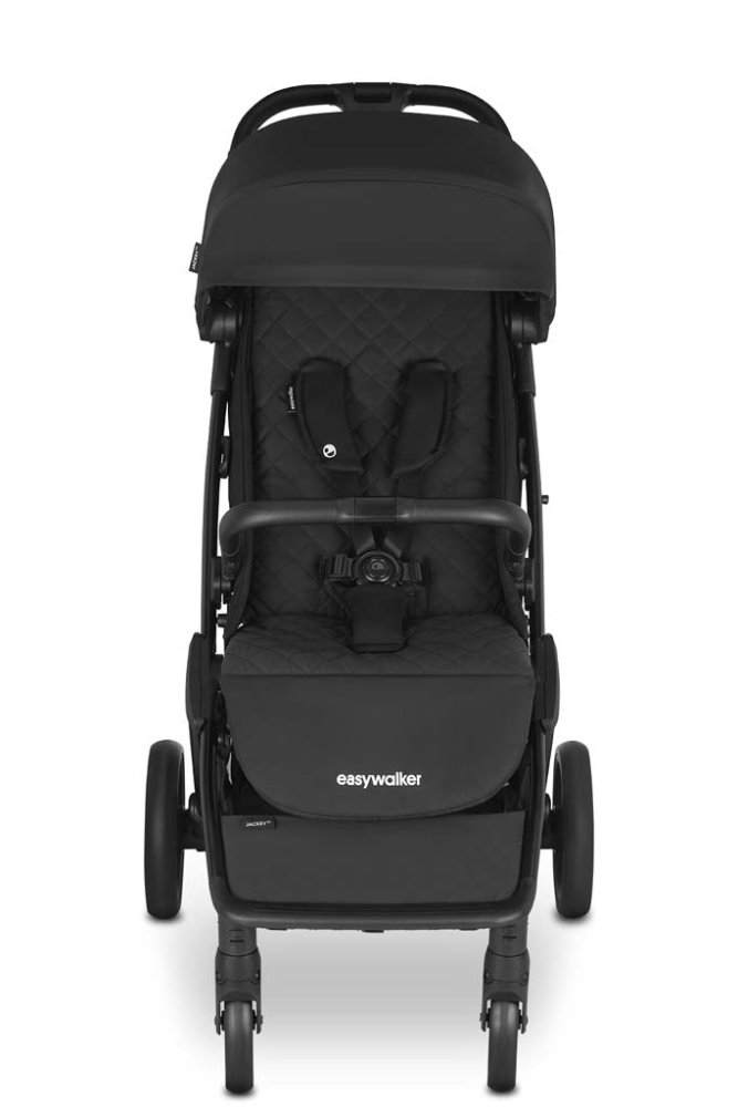 EASYWALKER Sportkinderwagen Jackey XL Shadow Black + PETITE&MARS Tasche Jibot GRATIS