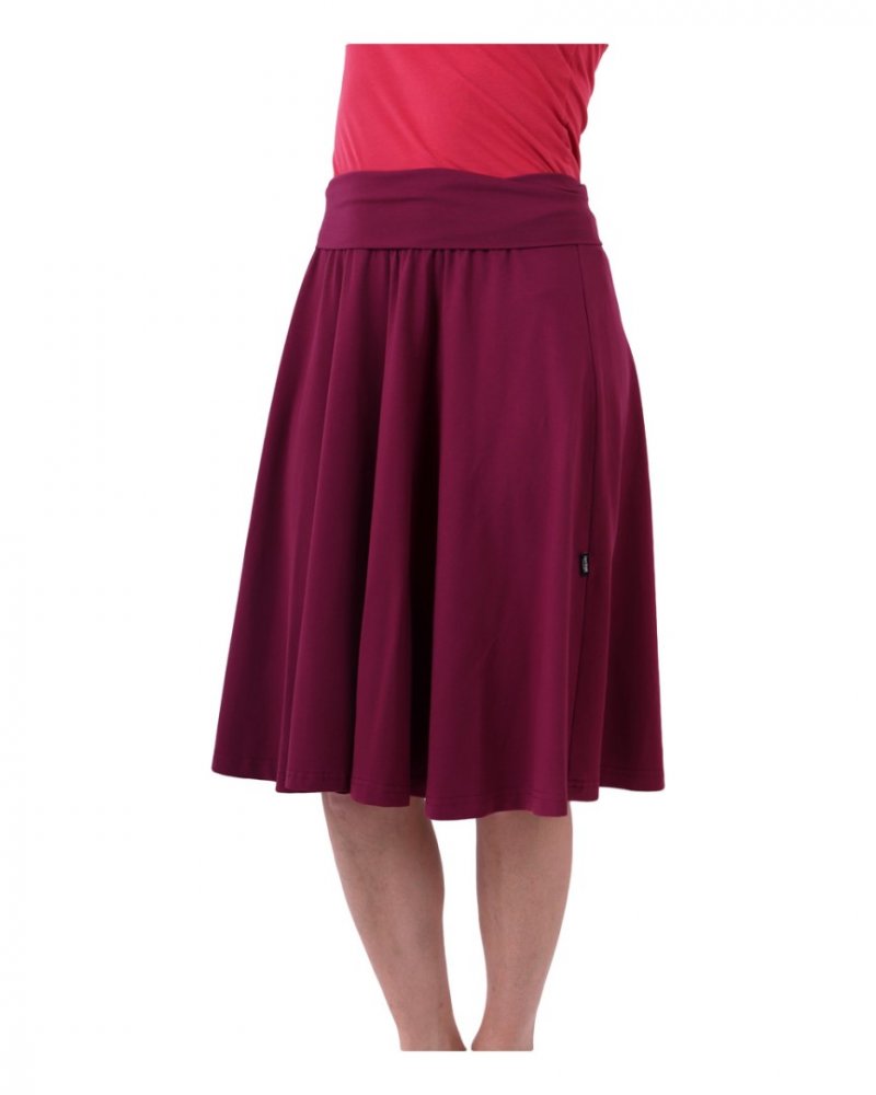 Gonna midi donna e premaman Mirka, ciclamino S/M