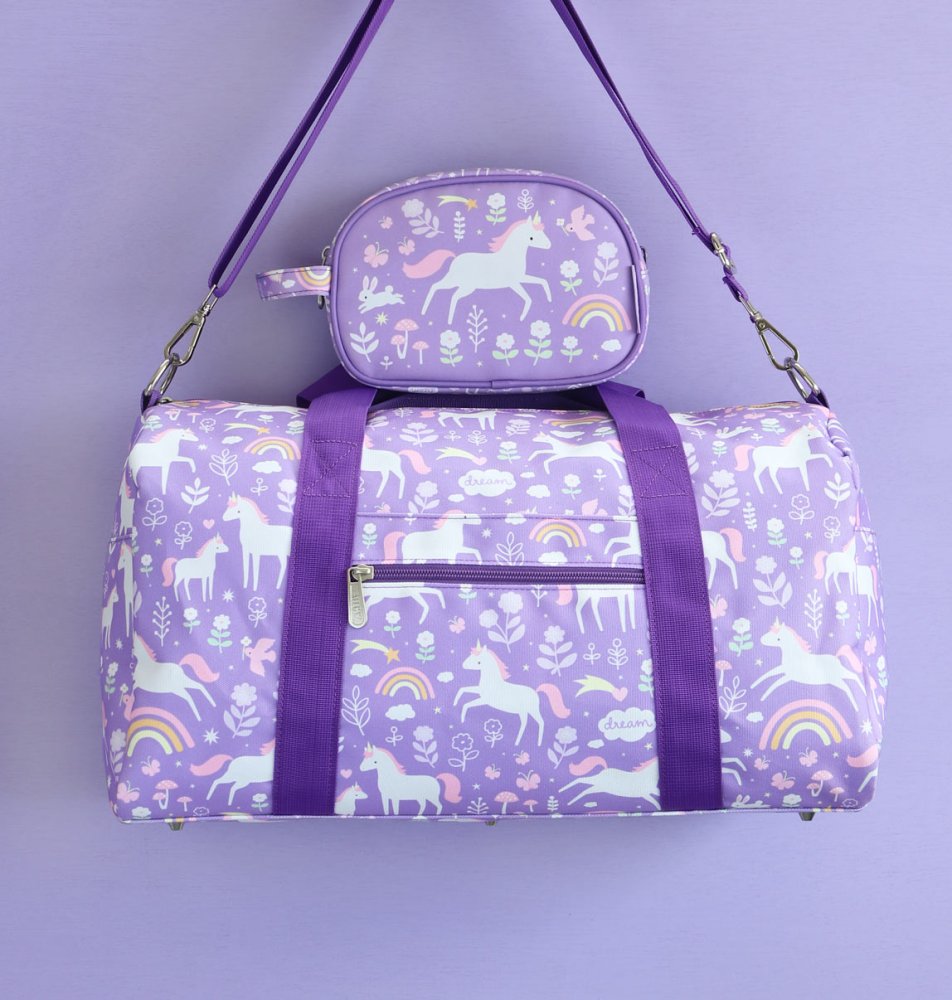 A Little Lovely Company - Sac de voyage enfant - Licornes et arc-en-ciel – Image 5