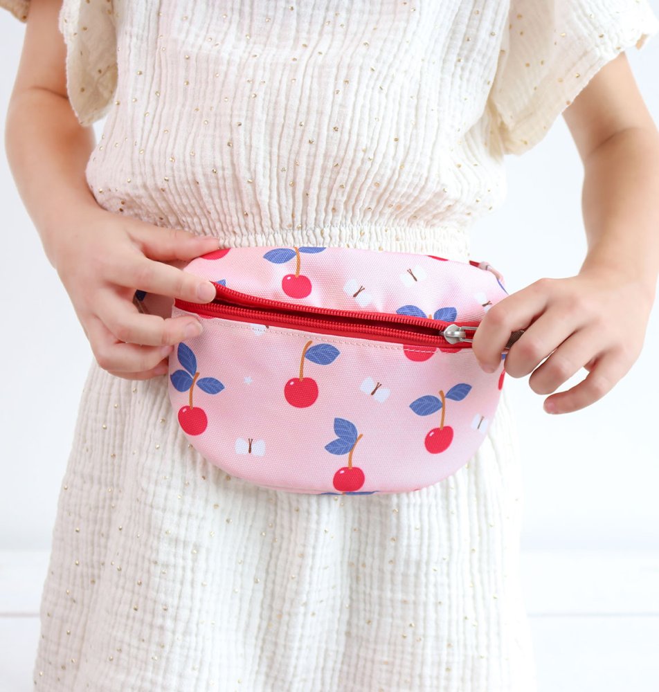 A Little Lovely Company - Marsupio per bambini - Ciliegie - immagine 4