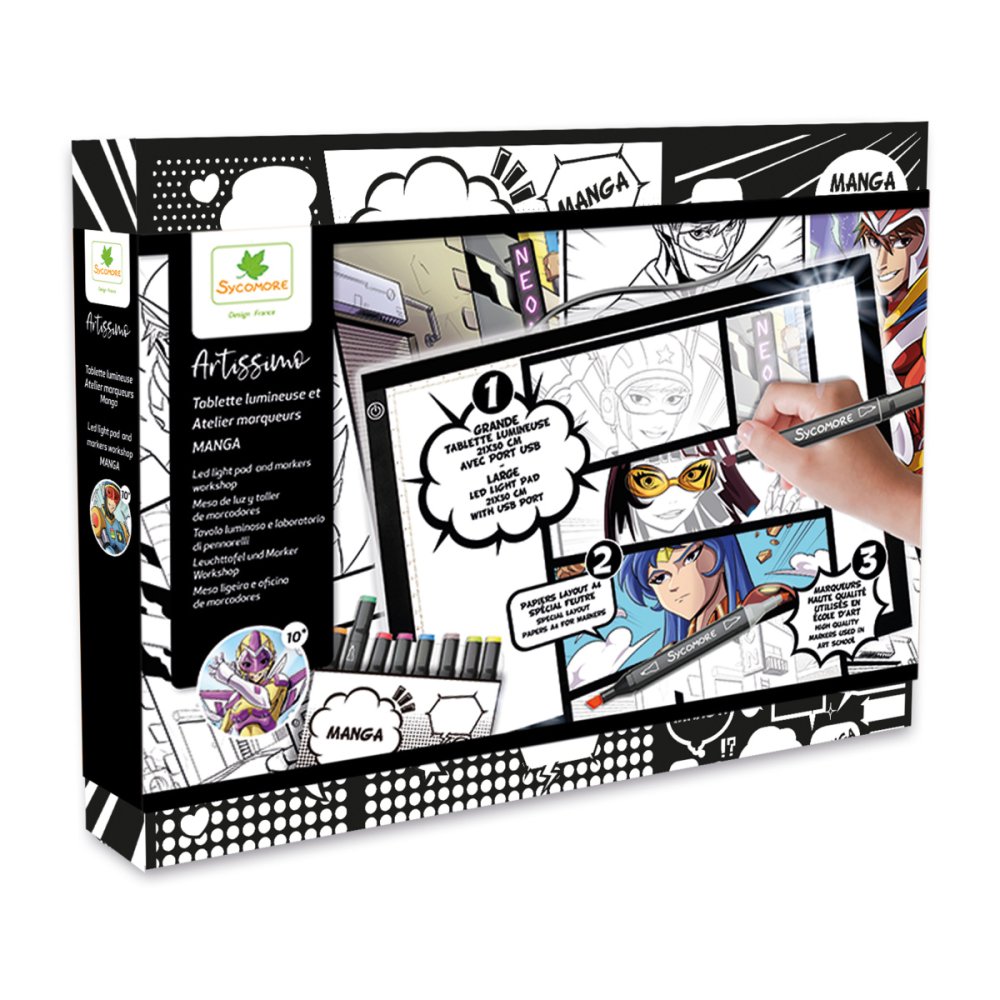 Artissimo - Tavoletta da disegno luminosa - Manga