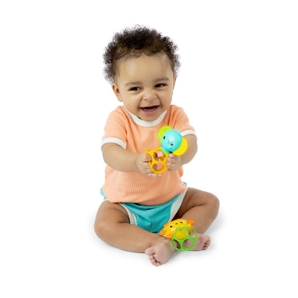 OBALL Giocattolo Massaggiagengive Oball Soother Pals™ Easy-Grasp 2 pz 3m+ - immagine 3