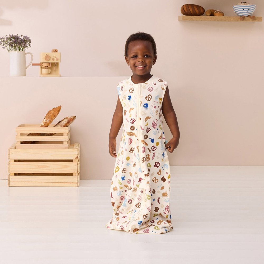 ERGOPOUCH Śpiwór i kombinezon do spania 2w1 bawełna organiczna Suit Bon Appetit 8-24 m, 8-14 kg, 0,2 tog - obrazek 4