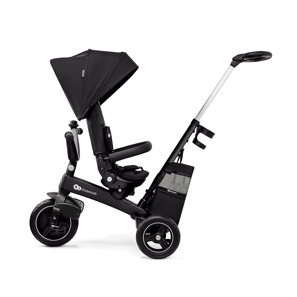 KINDERKRAFT SELECT Triciclo Easytwist Black, Premium - immagine 5