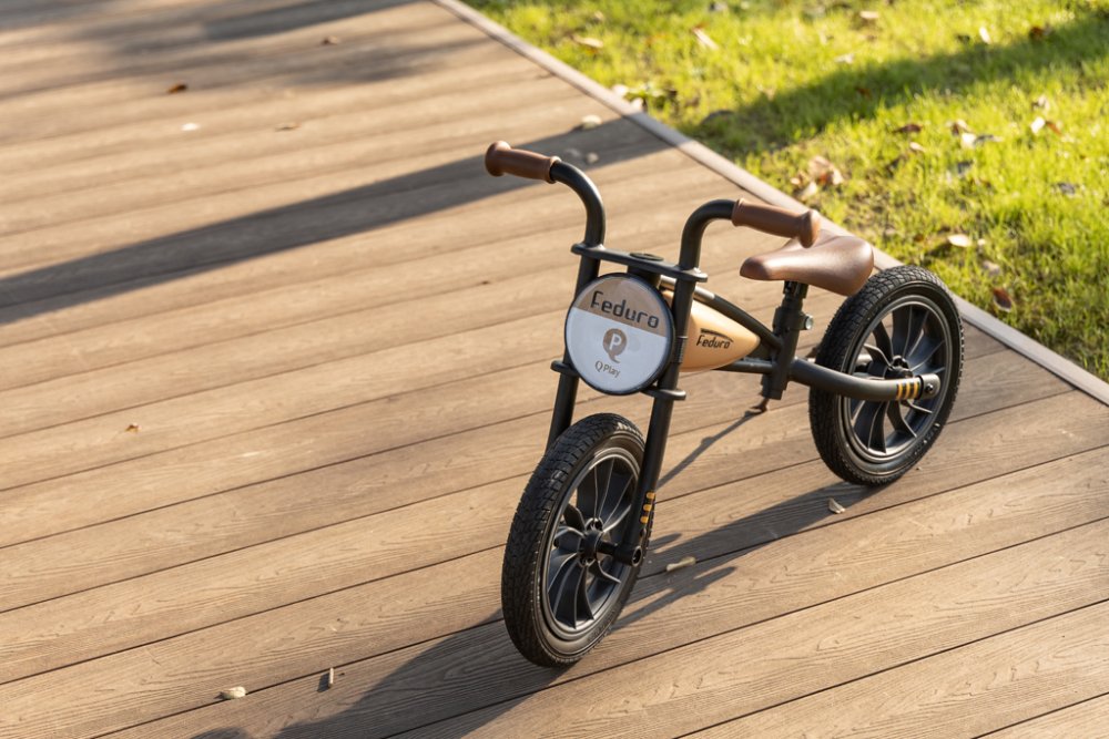 QPLAY Bicicletta senza pedali Feduro Beige, età 3-6 anni - immagine 7