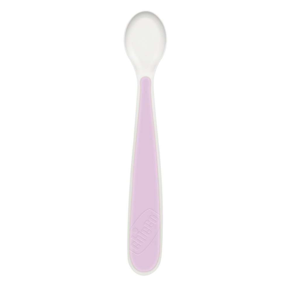 CHICCO Set pappa in silicone - rosa, 6m+ - immagine 5