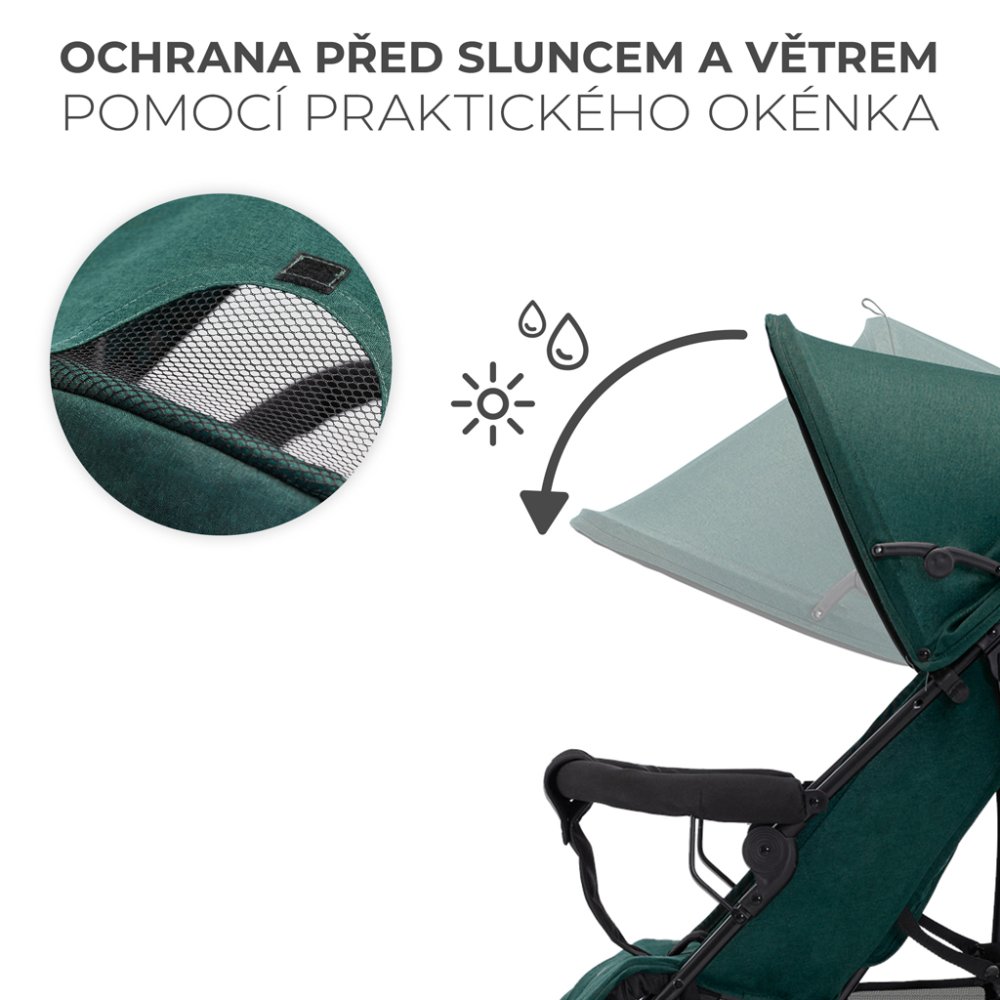 KINDERKRAFT Passeggino da golf Tik Green forest - immagine 5