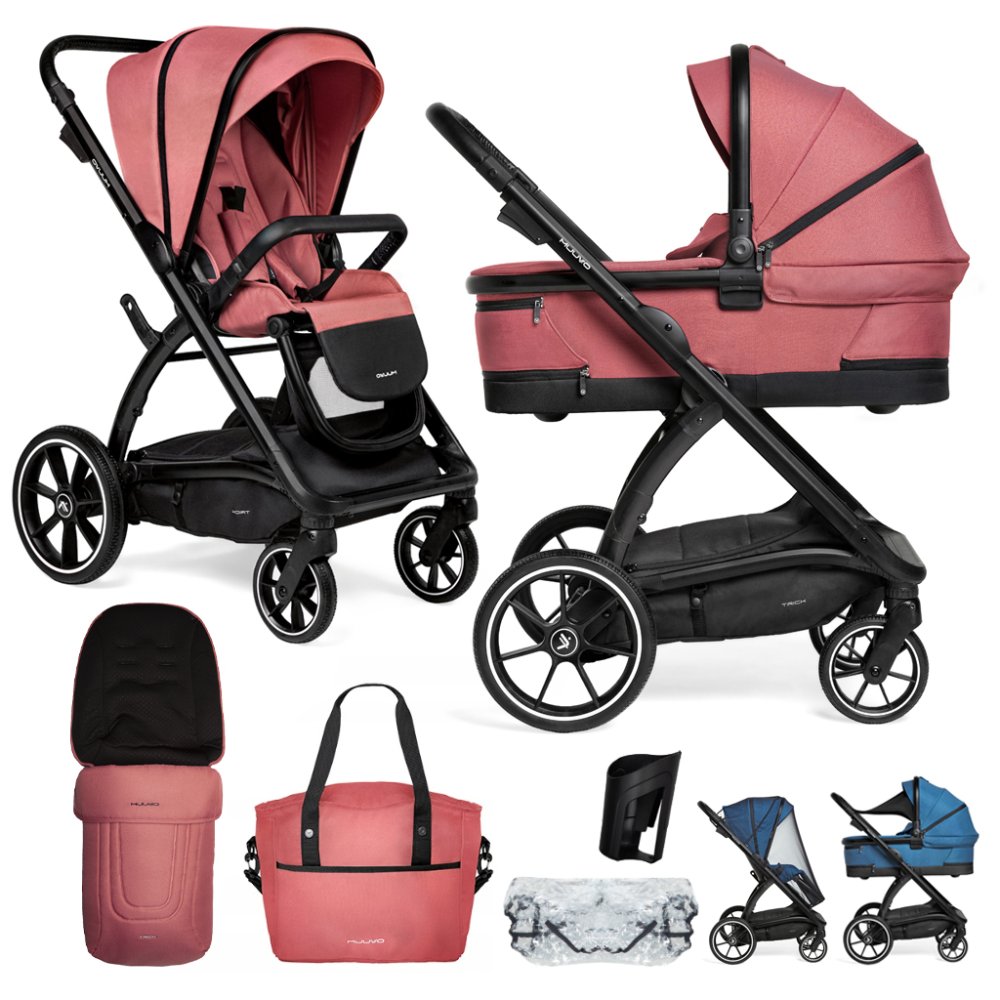 MUUVO Wózek wielofunkcyjny Trick zestaw 2w1 Pure pink