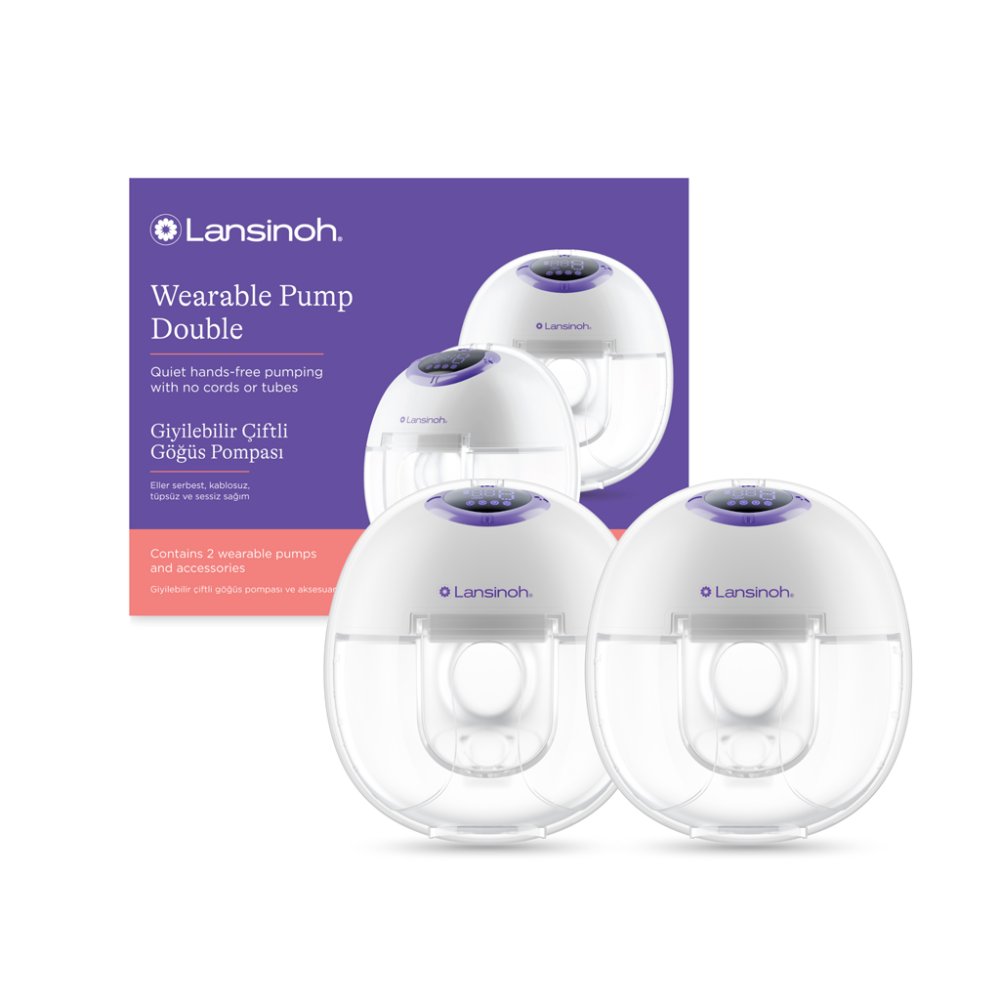 LANSINOH Tiralatte elettrico doppio handsfree Duo