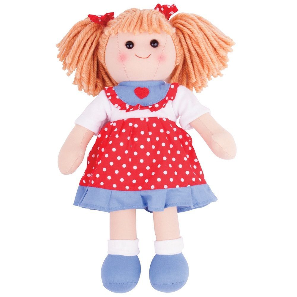 Bigjigs Toys Lalka szmaciana Emily 34 cm