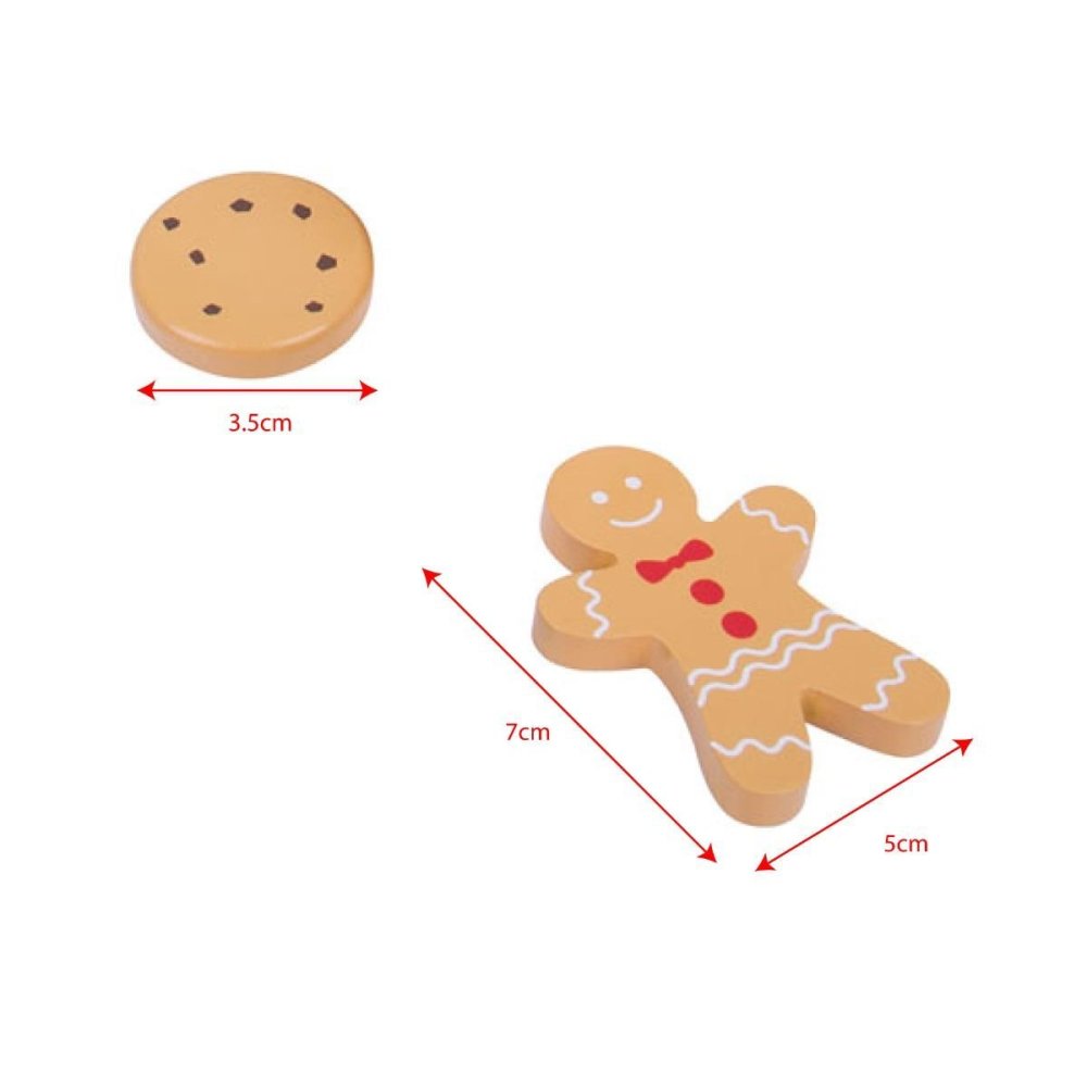 Bigjigs Toys Doboz fából készült sütikkel - Image 5