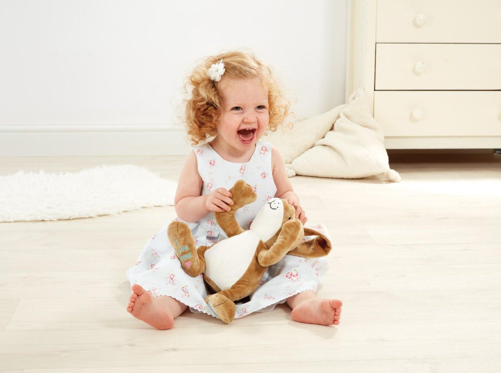 Rainbow Devine combien je t'aime ! Grand lapin en peluche – Image 4