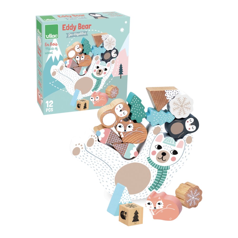 Vilac Juego de equilibrio Osito Eddy - Imagen 3