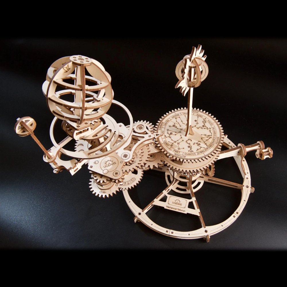 Ugears Puzzle 3D de madera mecánico Tellurium - Imagen 2