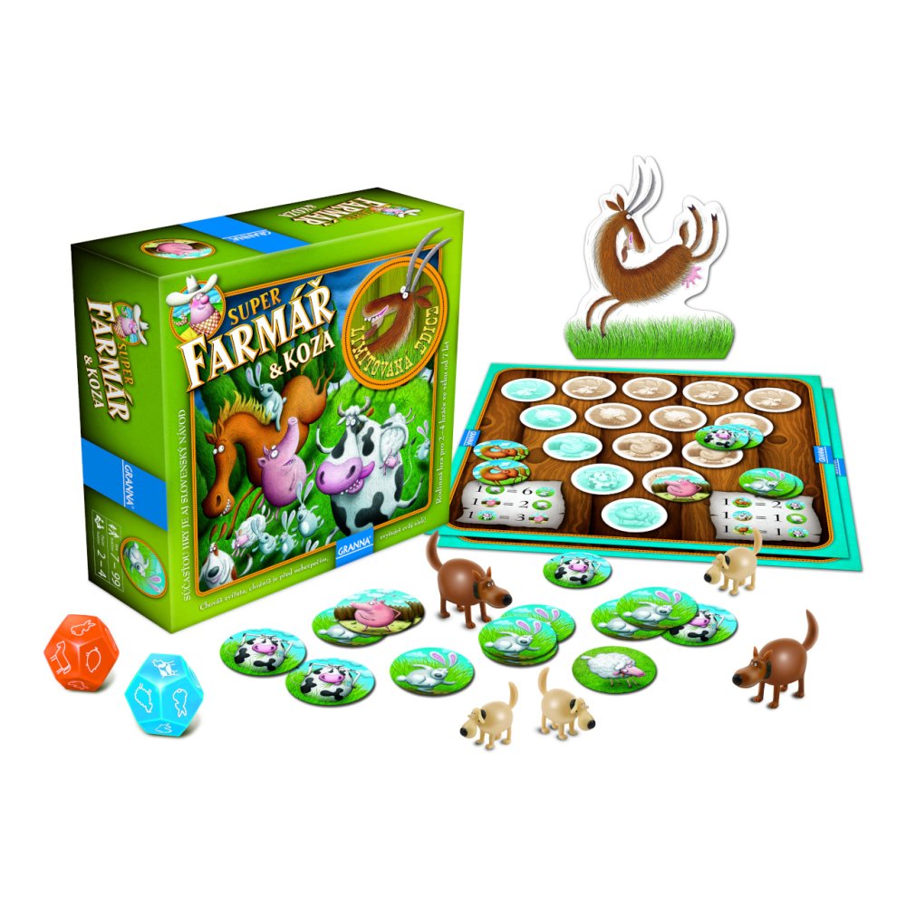 Granna Brettspiel Super Farmer & Ziege