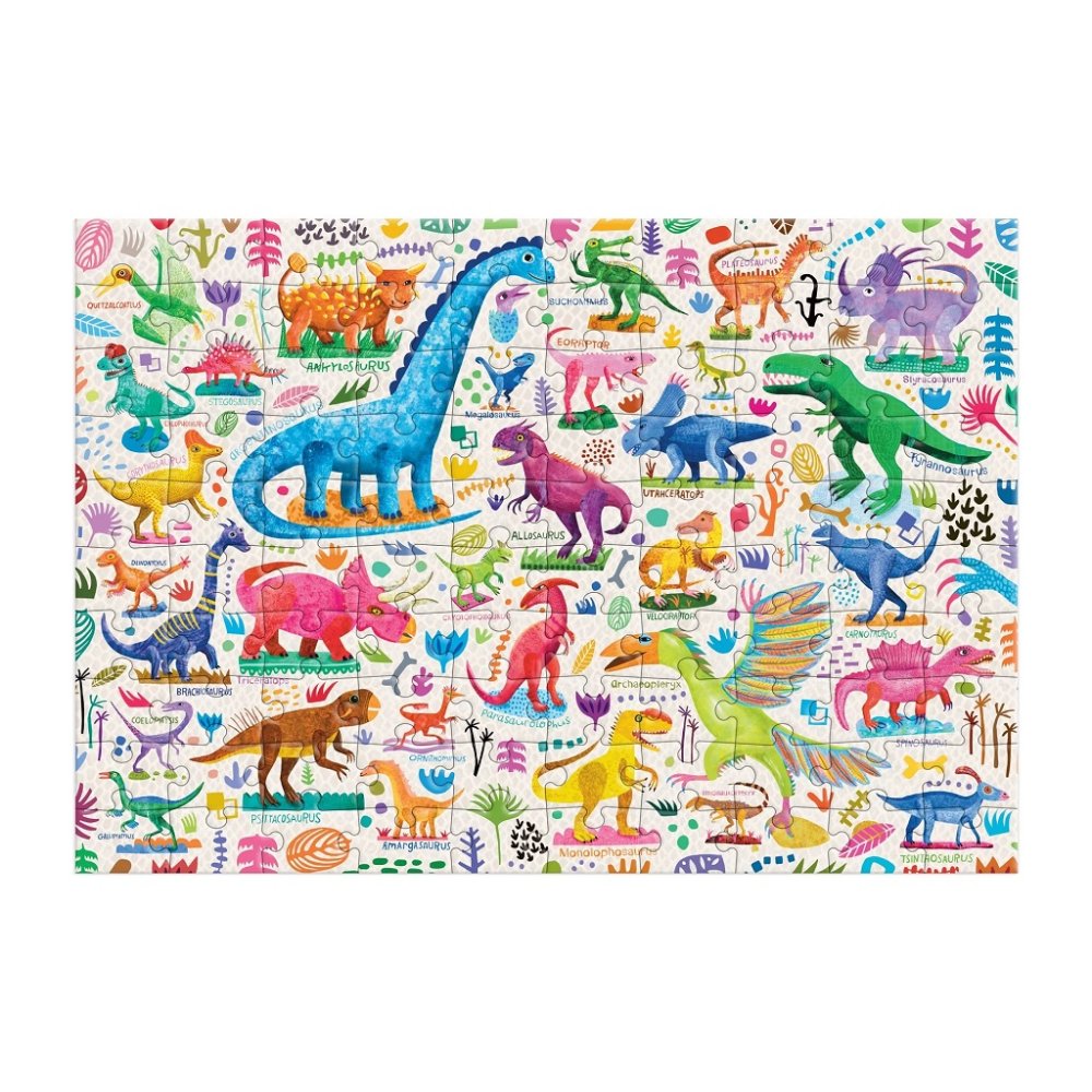 Puzzle Mudpuppy Les Dinosaures Puissants 100 pièces – Image 3