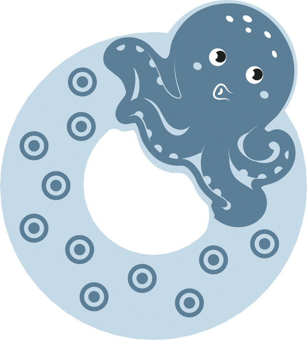 small foot Letra de madera O - Imagen 5