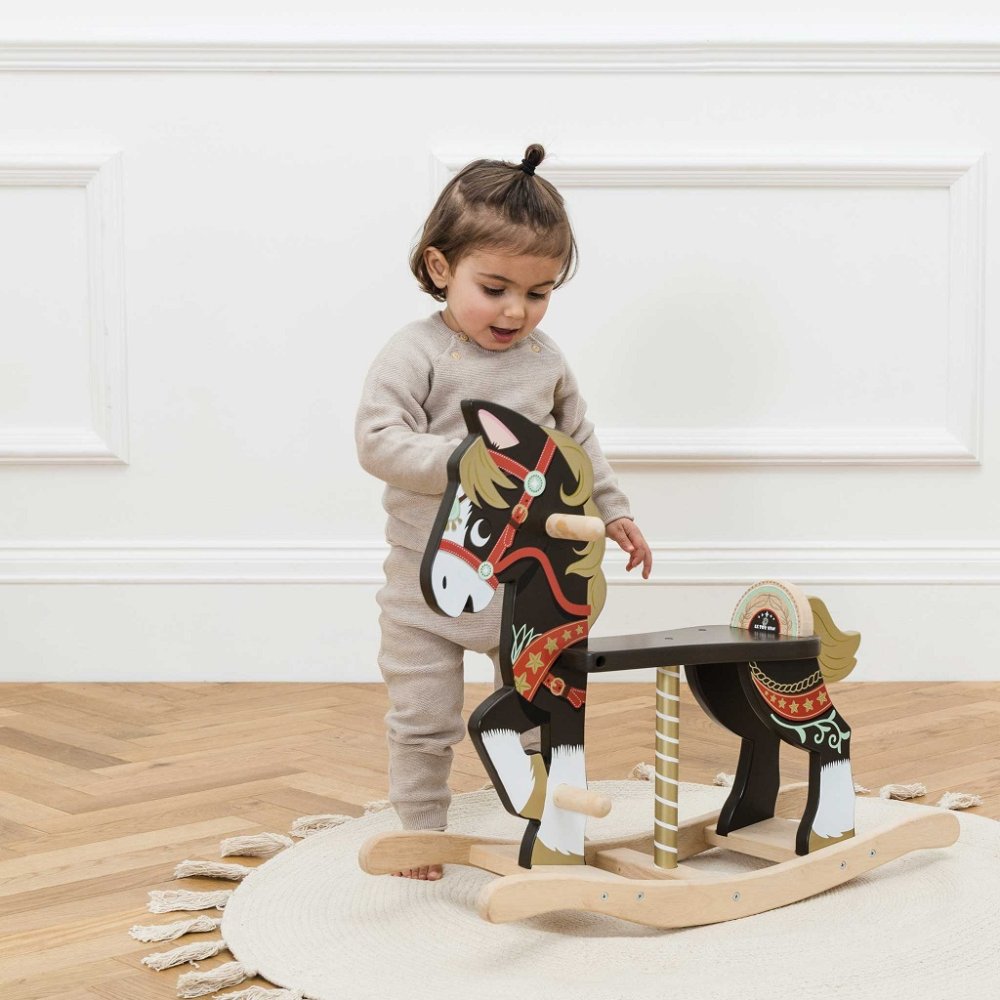 Le Toy Van Petilou Cheval à bascule marron – Image 4